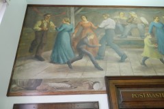 Ada Ohio Post Office 45810 Mural Left Side