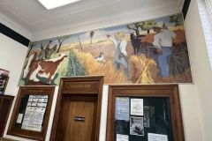 Augusta (Kansas Gusher Mural painted 1940)