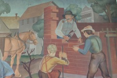 Batesville IN Post Office 47006 Mural Detail