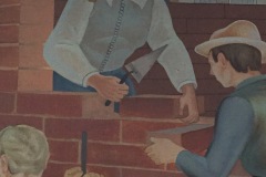 Batesville IN Post Office 47006 Mural Detail