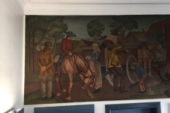 Batesville IN Post Office 47006 Mural Left