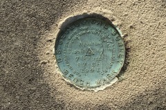 Bedford IN Former Post Office 47421 Survey Marker