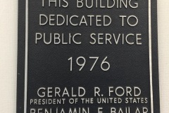 Bedford IN Post Office 47421 Dedication Plaque