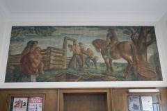 Bluffton Ohio Post Office Mural 45817 Full