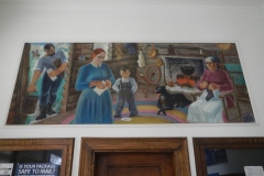 Bushnell Illinois Post Office Mural 61422 Full