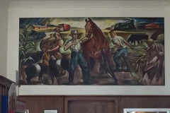 Cambridge City IN Post Office 47327 Mural