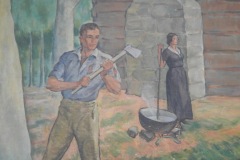 Camden Tennessee Post Office Mural Detail