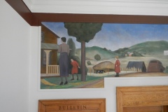 Carmi Illinois Post Office Mural 62821 Left Side