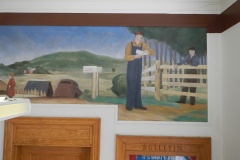 Carmi Illinois Post Office Mural 62821 Right Side