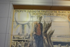 Chicago Illinois Uptown Station Post Office Mural 2 60640 Detail