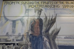 Chicago Illinois Uptown Station Post Office Mural 2 60640 Detail