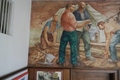 Chillicothe Illinois Post Office Mural 61523 Detail