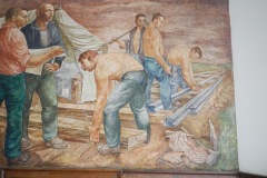 Chillicothe Illinois Post Office Mural 61523 Detail