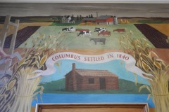 Columbus Wisconsin Post Office Mural 53925 Center