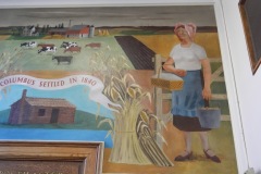 Columbus Wisconsin Post Office Mural 53925 Right Side