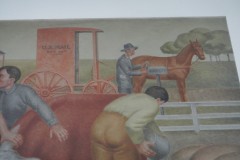 Right Side of the Crawfordsville Indiana Post Office Mural
