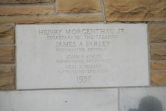 Former Crossville Tennessee Post Office Cornerstone