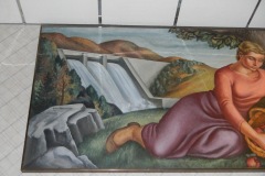 Crossville Tennessee Post Office Mural Left Side