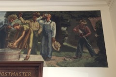 Danville IN Former Post Office 46122 Mural Right