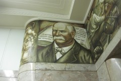 Decatur Illinois Post Office Mural 62523 Detail