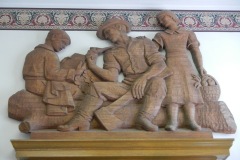 Decherd Tennessee Post Office Wood Carving Full