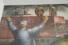 Downers Grove Illinois Post Office Mural Detail
