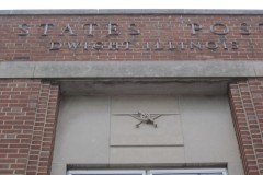 Dwight Illinois Post Office 60420 Airplane