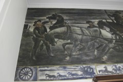 Dwight Illinois Post Office Mural 60420 Left Side