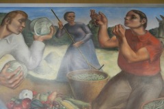 Former East Lansing Michigan Post Office Mural 48823 Detail