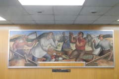 Former East Lansing Michigan Post Office Mural 48823 Full