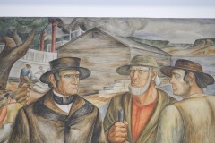 East Moline Illinois Post Office Mural 61244 Detail