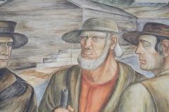 East Moline Illinois Post Office Mural 61244 Detail