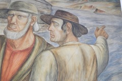 East Moline Illinois Post Office Mural 61244 Detail