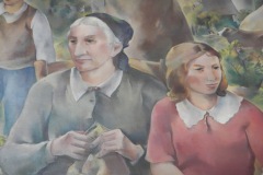 Edgerton Wisconsin Post Office Mural Detail