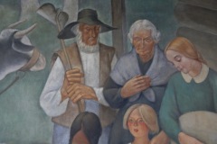 Elmhurst Illinois Post Office Mural 60126 Detail