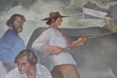 Elmhurst Illinois Post Office Mural 60126 Detail