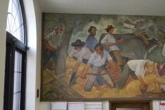 Elmhurst Illinois Post Office Mural 60126 Left Side