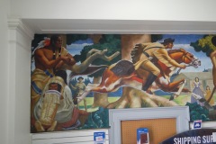 Fremont Michigan Post Office Mural 49412 Left Side