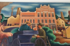 Gas City IN Post Office 46933 Mural Detail