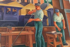 Gas City IN Post Office 46933 Mural Detail