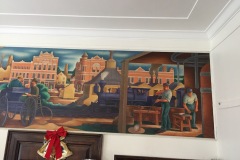 Gas City IN Post Office 46933 Mural Right