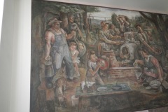 Geneva Illinois Post Office Mural 60134 Detail