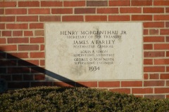 Glen Ellyn Illinois Downtown Post Office Cornerstone