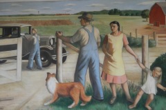 Grand Ledge Michigan Post Office Mural 48837 Center