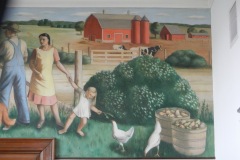 Grand Ledge Michigan Post Office Mural 48837 Right Side