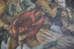 Greenville Michigan Post Office Mural 48838 Detail