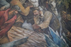 Greenville Michigan Post Office Mural 48838 Detail