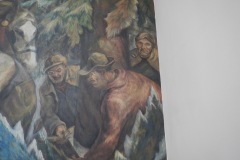 Greenville Michigan Post Office Mural 48838 Detail