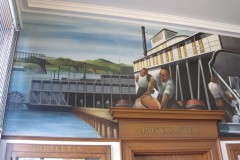 Hamilton Illinois Post Office Mural 62341 Left Side