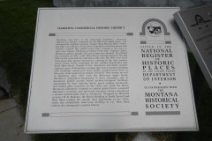 Former Hamilton Montana Post Office Historic Plaque